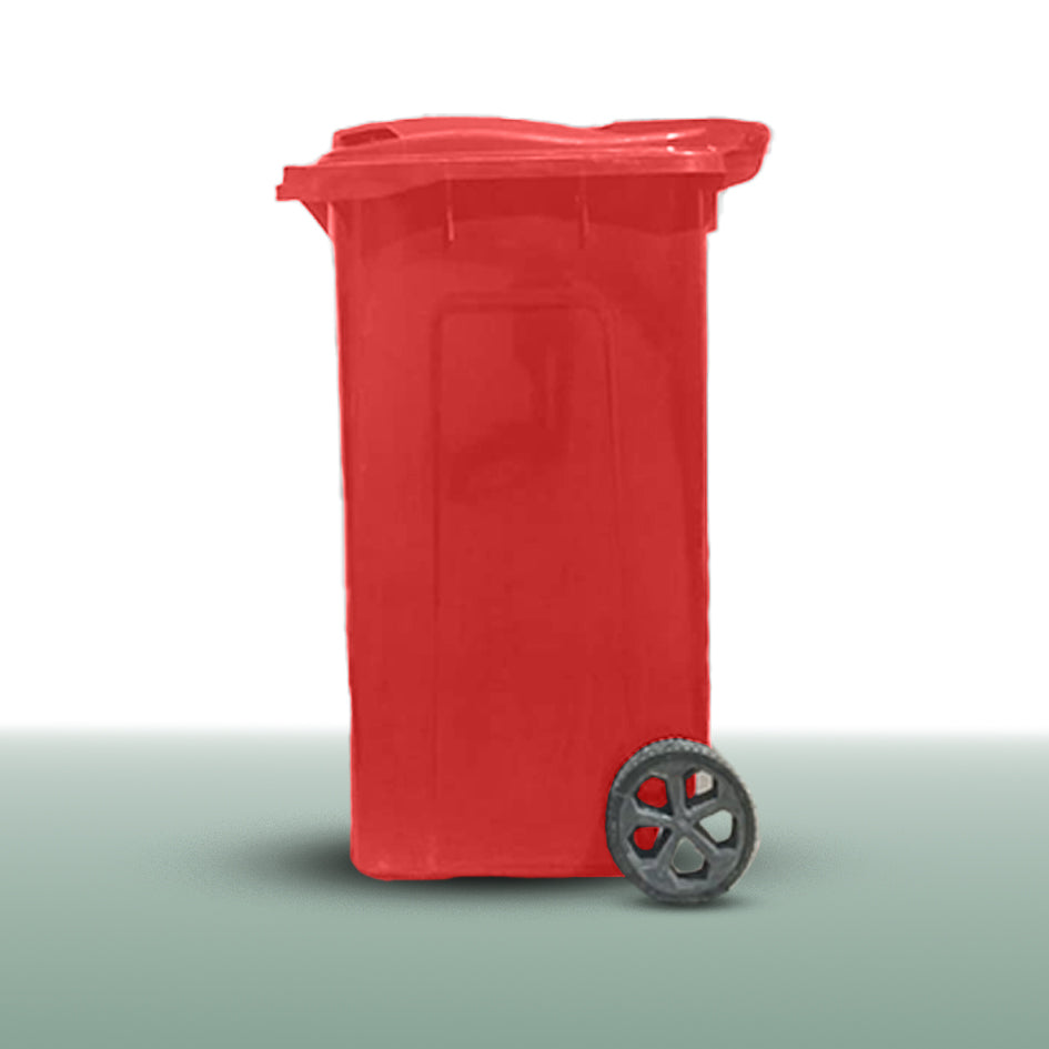 240L Wheelie Bin - Red